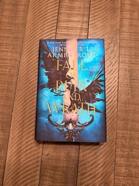Fall, Ruin and Wrath Hardcover Book - Blue and Gold Cover